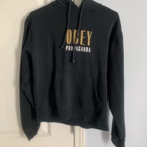 Black obey hoodie